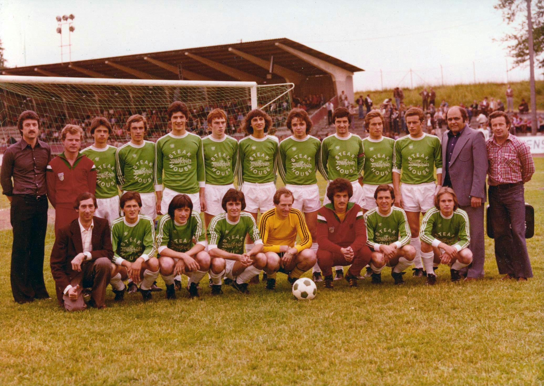 Mannschaft 1976-77 Landesliga-Meister